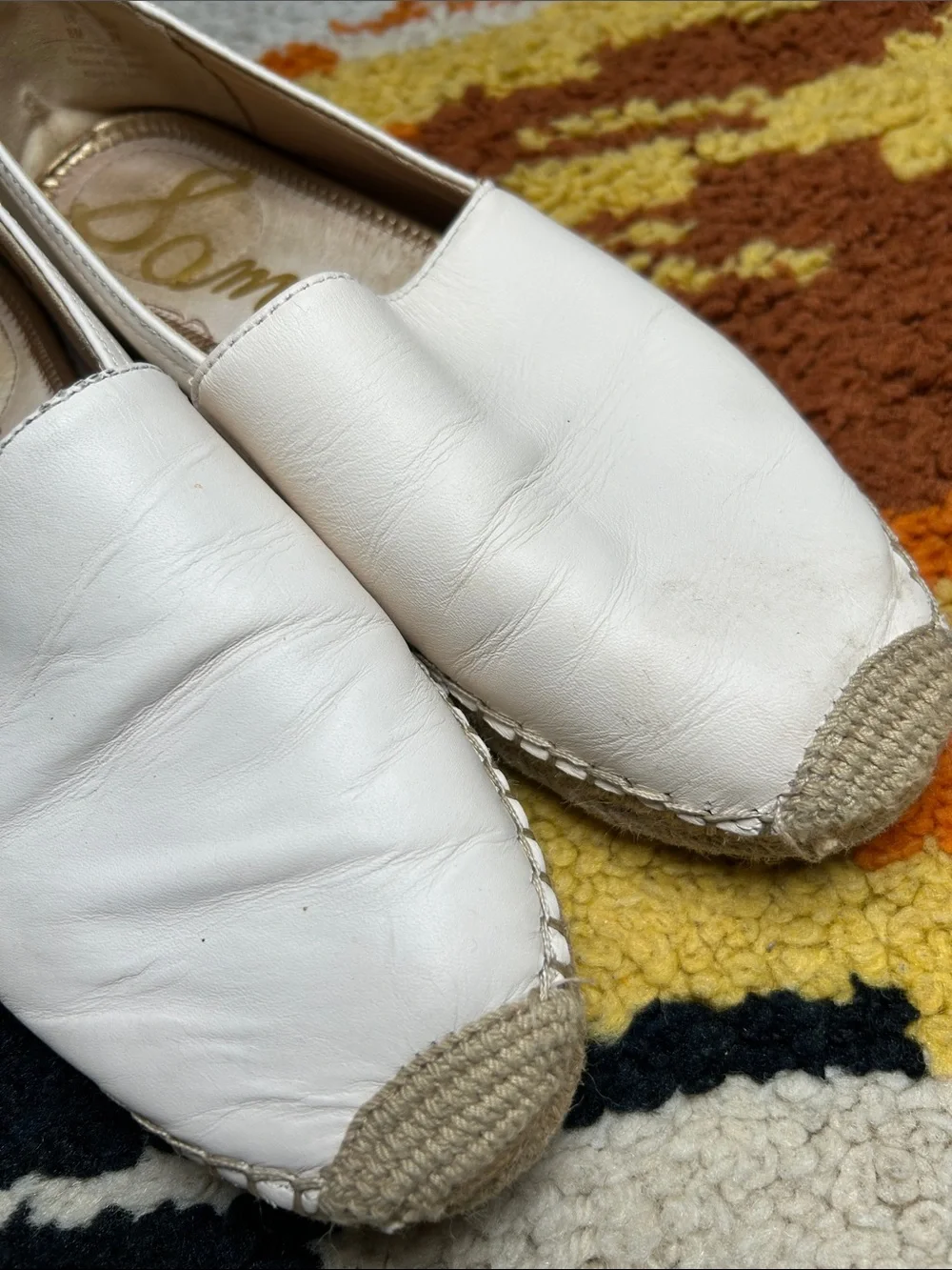 SAM EDELMAN, leather espadrilles!!